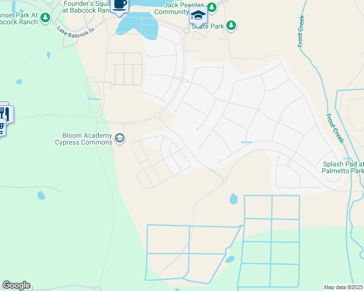 map of restaurants, bars, coffee shops, grocery stores, and more near 17500 Canopy Court in Punta Gorda