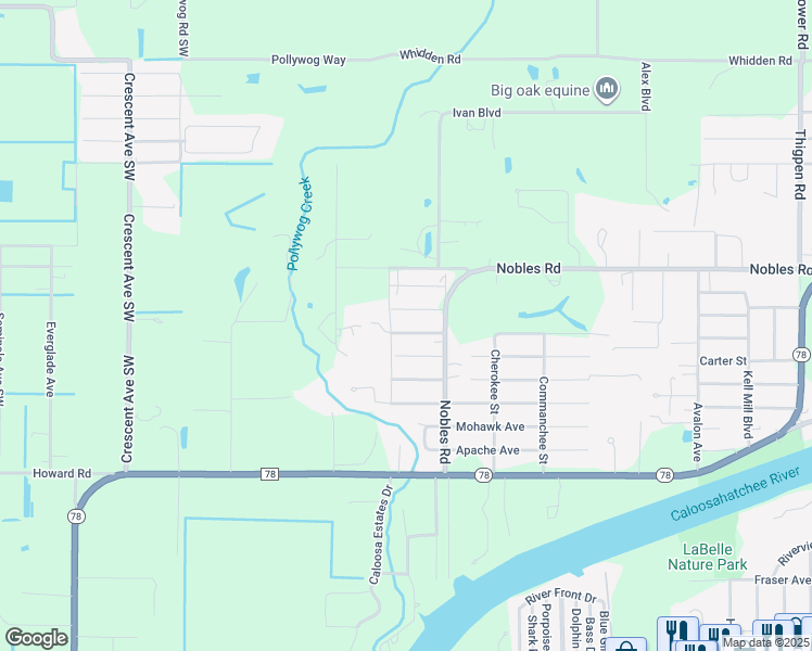 map of restaurants, bars, coffee shops, grocery stores, and more near 1461 Sioux Avenue in LaBelle