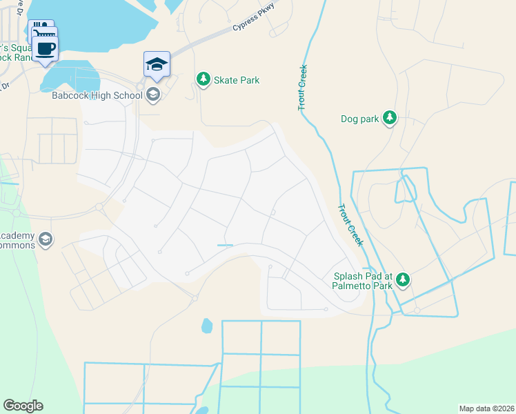 map of restaurants, bars, coffee shops, grocery stores, and more near 43480 Treadway Drive in Punta Gorda