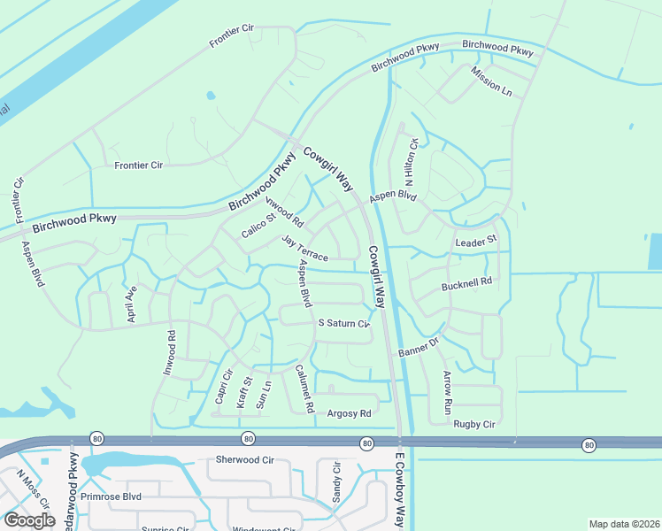 map of restaurants, bars, coffee shops, grocery stores, and more near 1469 Jay Terrace in LaBelle