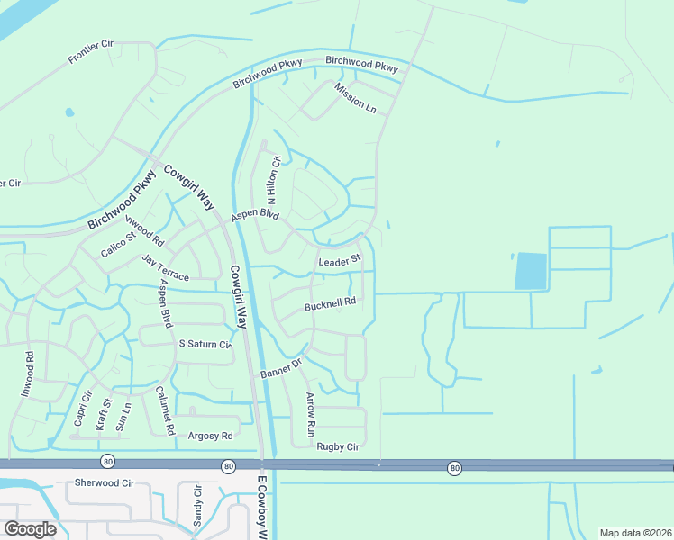 map of restaurants, bars, coffee shops, grocery stores, and more near 1048 Leader Street in LaBelle