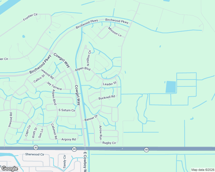 map of restaurants, bars, coffee shops, grocery stores, and more near 1048 Leader Street in LaBelle