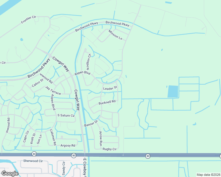 map of restaurants, bars, coffee shops, grocery stores, and more near 1048 Leader Street in LaBelle