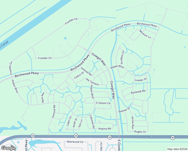 map of restaurants, bars, coffee shops, grocery stores, and more near 1115 Comet Avenue in LaBelle