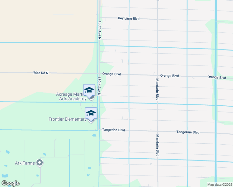 map of restaurants, bars, coffee shops, grocery stores, and more near 17851 68th Street North in Loxahatchee