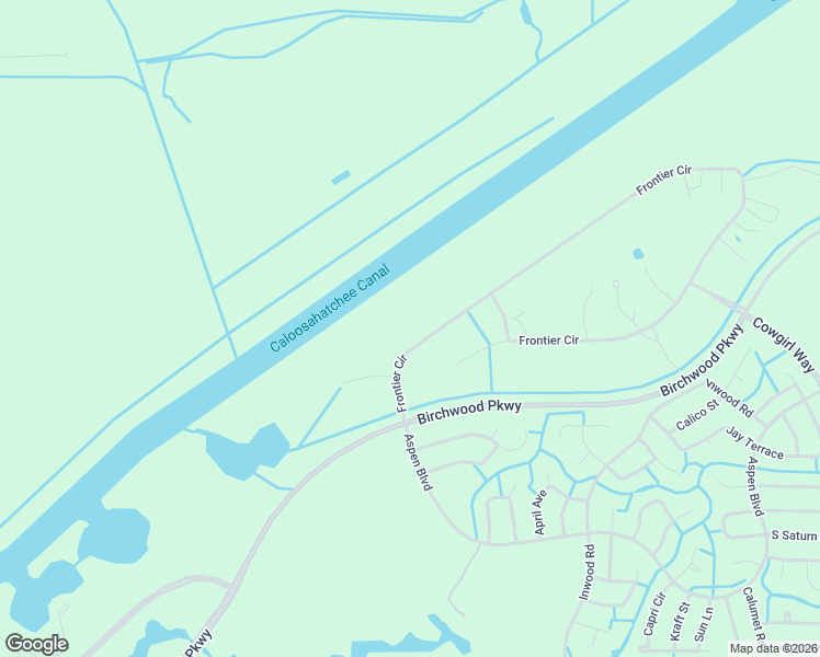 map of restaurants, bars, coffee shops, grocery stores, and more near 1205 Frontier Circle in LaBelle