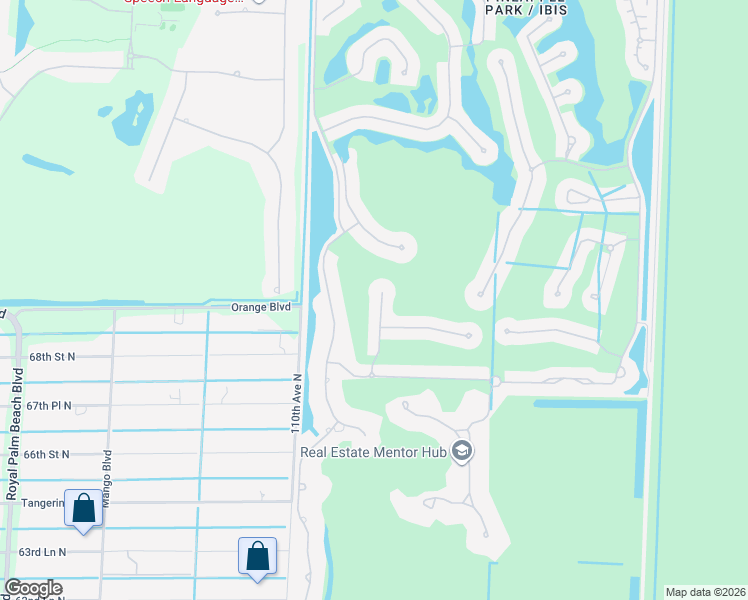 map of restaurants, bars, coffee shops, grocery stores, and more near 7037 Isla Vista Drive in West Palm Beach