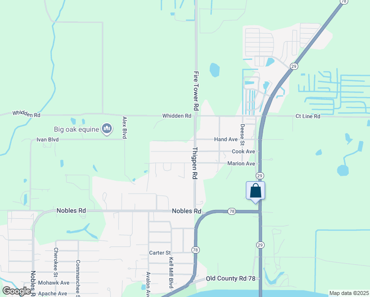 map of restaurants, bars, coffee shops, grocery stores, and more near 362 Carlotta Avenue in LaBelle