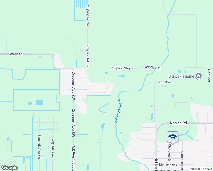 map of restaurants, bars, coffee shops, grocery stores, and more near 1013 Edward Street Southwest in LaBelle