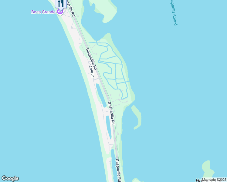 map of restaurants, bars, coffee shops, grocery stores, and more near 4180 Loomis Avenue in Boca Grande