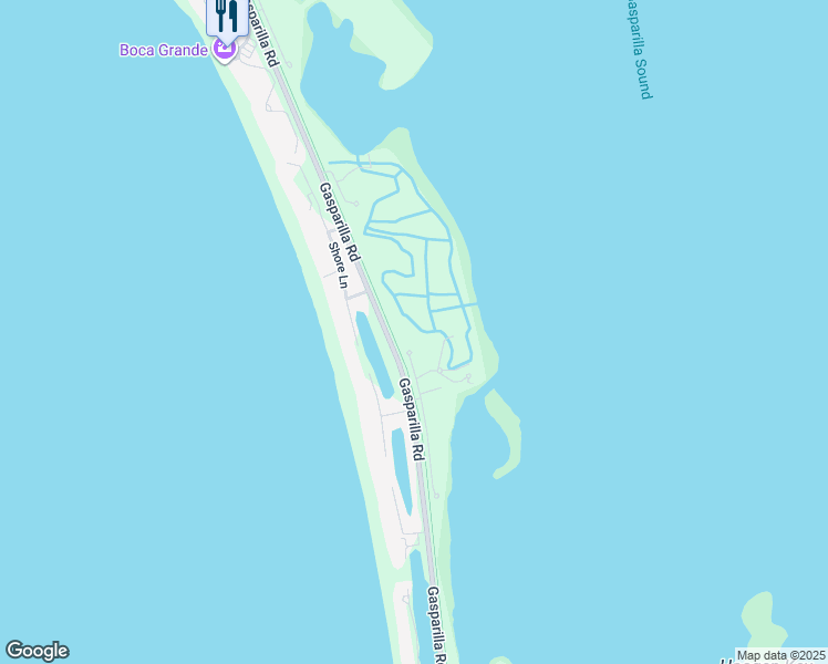 map of restaurants, bars, coffee shops, grocery stores, and more near 4180 Loomis Avenue in Boca Grande