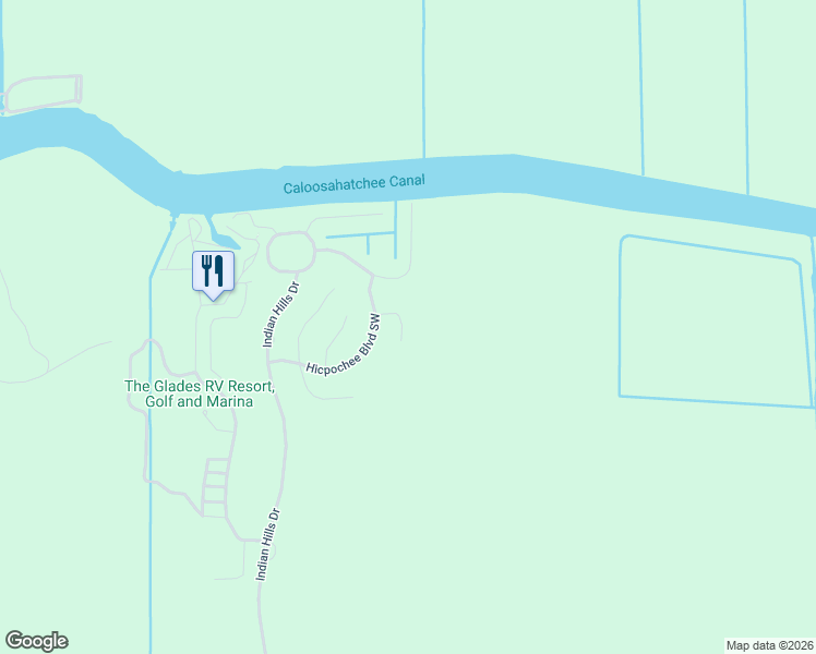 map of restaurants, bars, coffee shops, grocery stores, and more near 1078 Right # Road in Moore Haven