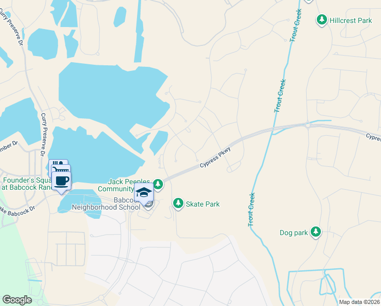 map of restaurants, bars, coffee shops, grocery stores, and more near 16161 Bluestem Lane in Punta Gorda