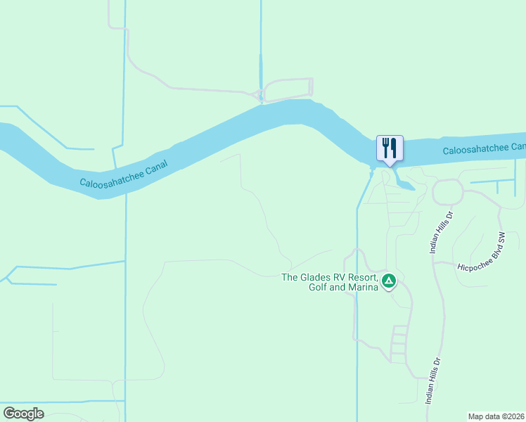 map of restaurants, bars, coffee shops, grocery stores, and more near Boat Yard Road in Moore Haven