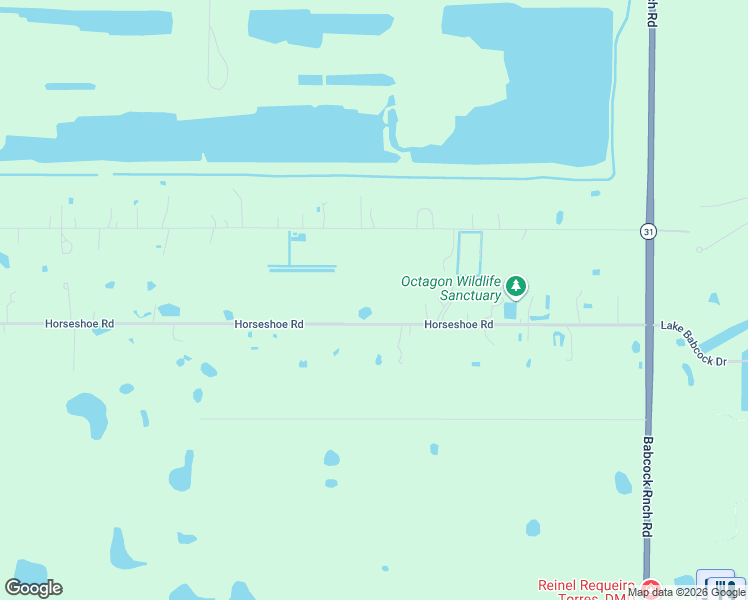 map of restaurants, bars, coffee shops, grocery stores, and more near 41300 Horseshoe Road in Punta Gorda