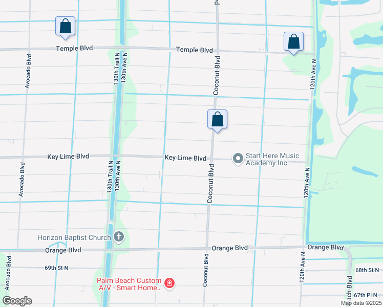 map of restaurants, bars, coffee shops, grocery stores, and more near 12626 Key Lime Boulevard in West Palm Beach