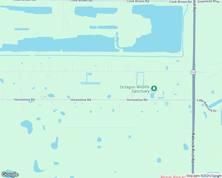 map of restaurants, bars, coffee shops, grocery stores, and more near 41300 Horseshoe Road in Punta Gorda