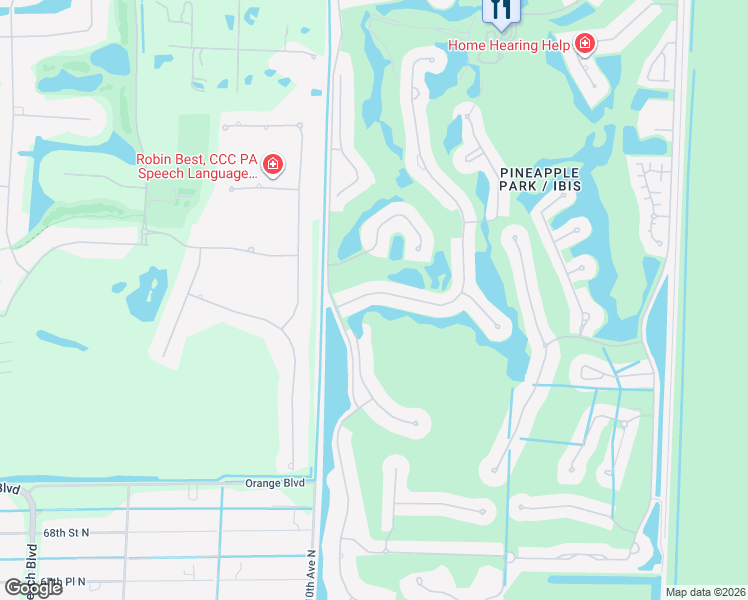 map of restaurants, bars, coffee shops, grocery stores, and more near 7536 Hawks Landing Drive in West Palm Beach