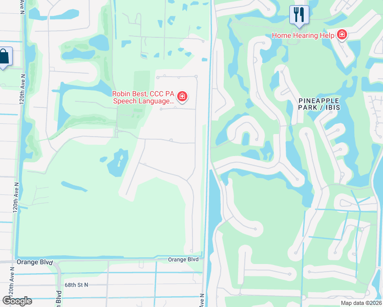map of restaurants, bars, coffee shops, grocery stores, and more near 7793 Arbor Crest Way in West Palm Beach