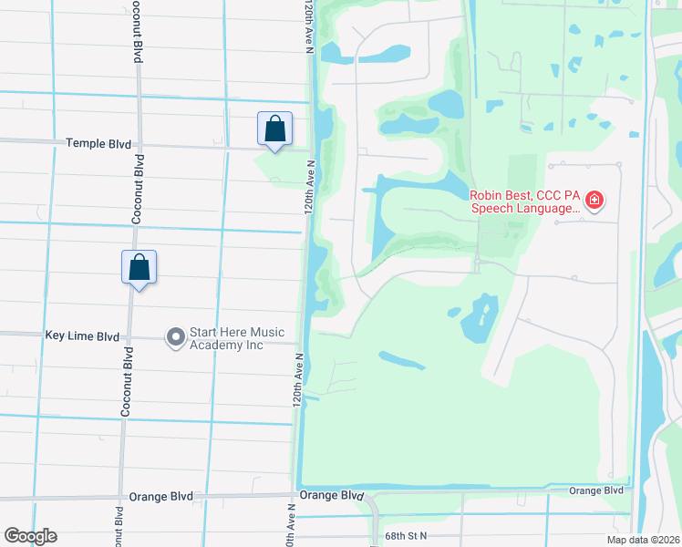 map of restaurants, bars, coffee shops, grocery stores, and more near 7681 Woodsmuir Drive in West Palm Beach