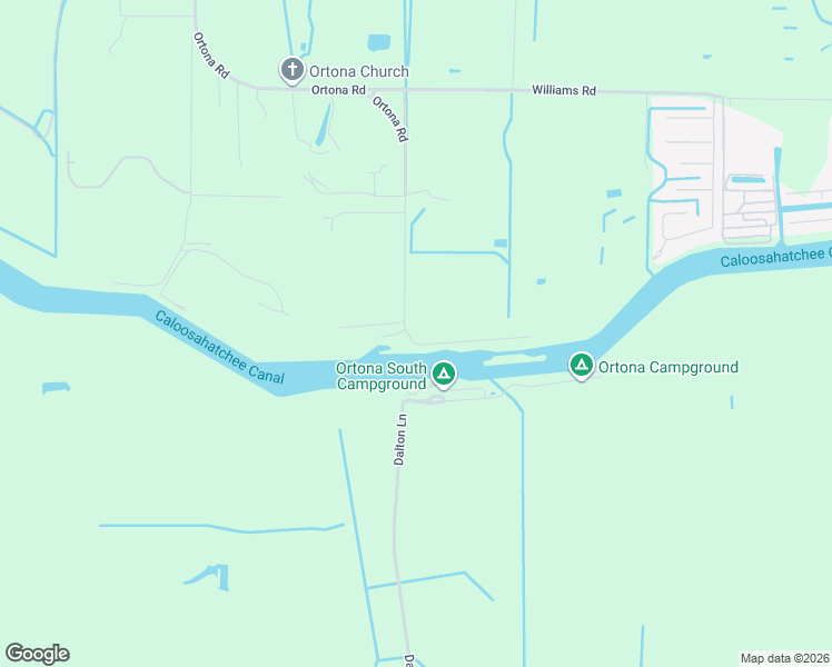 map of restaurants, bars, coffee shops, grocery stores, and more near 13220 Lock Lane in Moore Haven