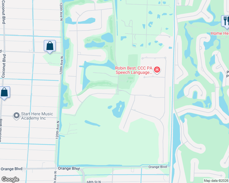 map of restaurants, bars, coffee shops, grocery stores, and more near 11990 Torreyanna Circle in West Palm Beach