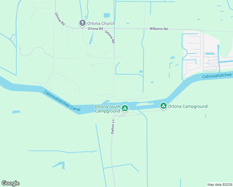 map of restaurants, bars, coffee shops, grocery stores, and more near 13220 Lock Lane in Moore Haven