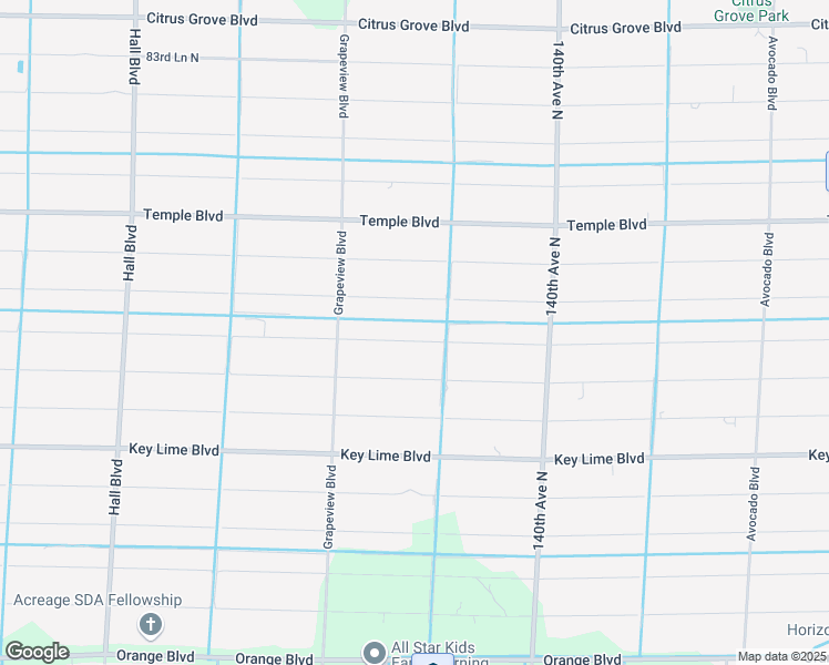 map of restaurants, bars, coffee shops, grocery stores, and more near 14325 77th Place North in Loxahatchee