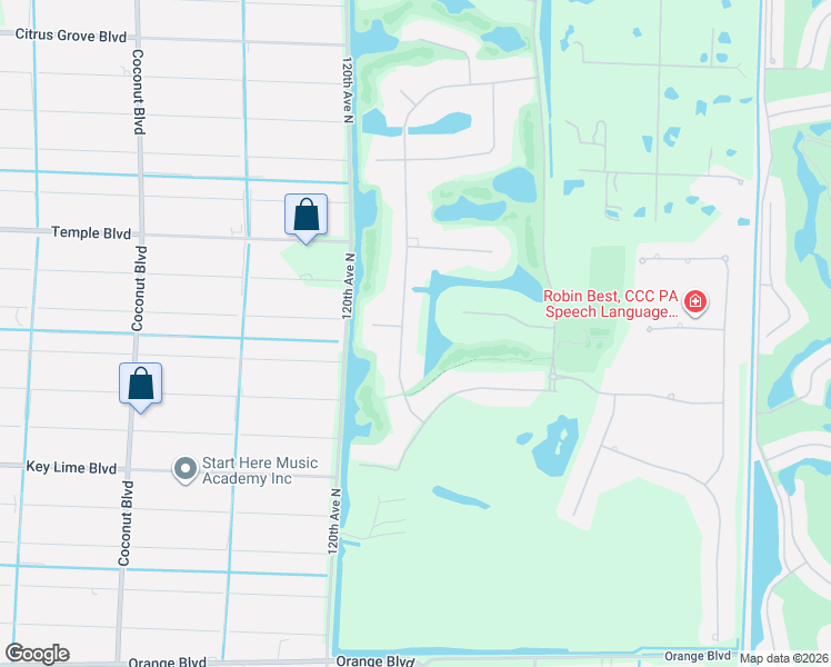 map of restaurants, bars, coffee shops, grocery stores, and more near 7780 Woodsmuir Drive in West Palm Beach