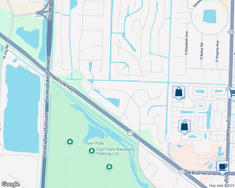 map of restaurants, bars, coffee shops, grocery stores, and more near 7857 Steeplechase Drive in Palm Beach Gardens