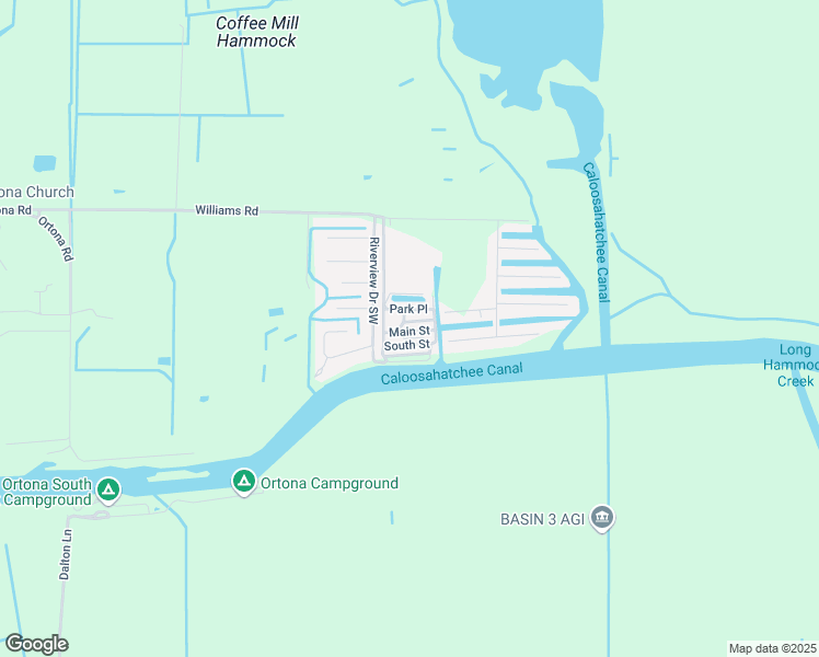 map of restaurants, bars, coffee shops, grocery stores, and more near 1880 Williams Road in Moore Haven