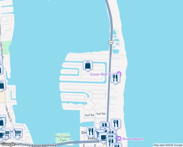 map of restaurants, bars, coffee shops, grocery stores, and more near 1205 Emerald Lane in West Palm Beach