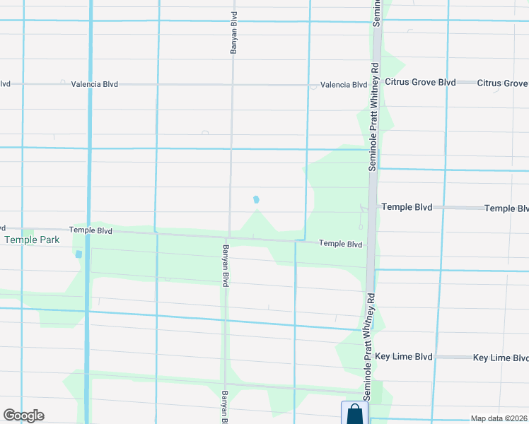 map of restaurants, bars, coffee shops, grocery stores, and more near 16407 80th Street North in Loxahatchee