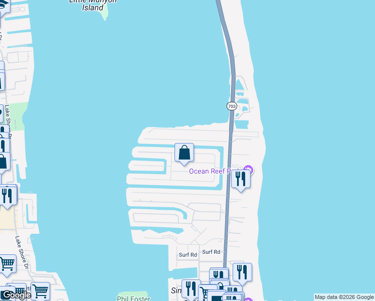 map of restaurants, bars, coffee shops, grocery stores, and more near 1150 Fairview Lane in West Palm Beach
