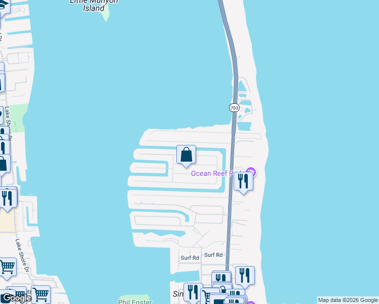 map of restaurants, bars, coffee shops, grocery stores, and more near 1150 Fairview Lane in West Palm Beach