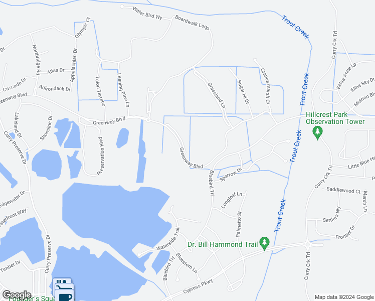 map of restaurants, bars, coffee shops, grocery stores, and more near 43101 Greenway Boulevard in Punta Gorda