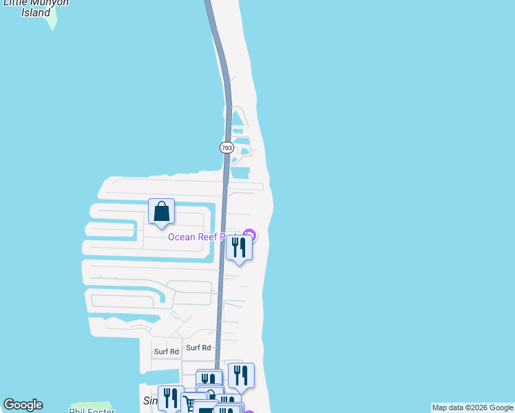 map of restaurants, bars, coffee shops, grocery stores, and more near 4000 North Ocean Drive in Riviera Beach