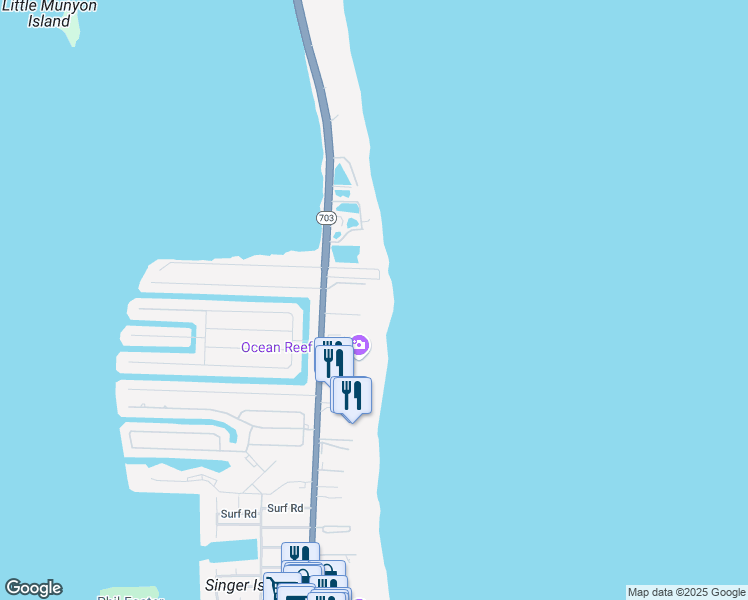 map of restaurants, bars, coffee shops, grocery stores, and more near 4000 North Ocean Drive in Riviera Beach