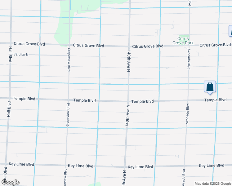 map of restaurants, bars, coffee shops, grocery stores, and more near 14118 80th Lane North in Loxahatchee