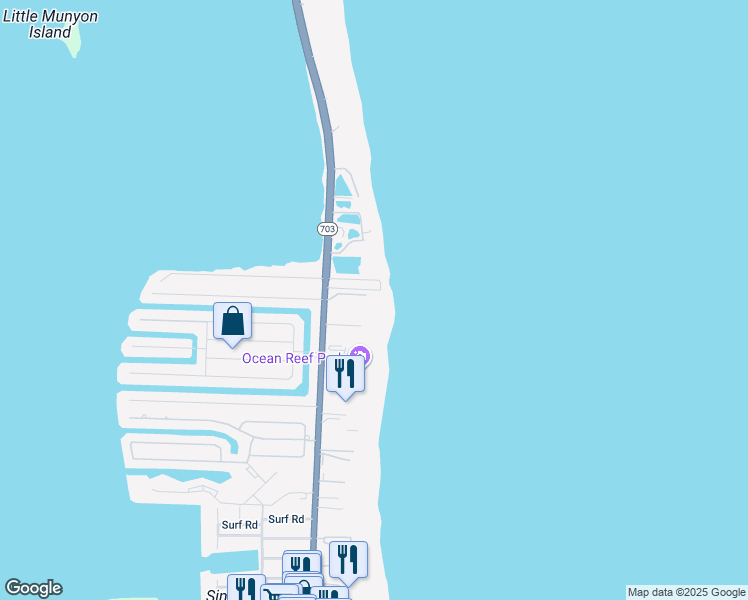 map of restaurants, bars, coffee shops, grocery stores, and more near 4000 North Ocean Drive in Riviera Beach