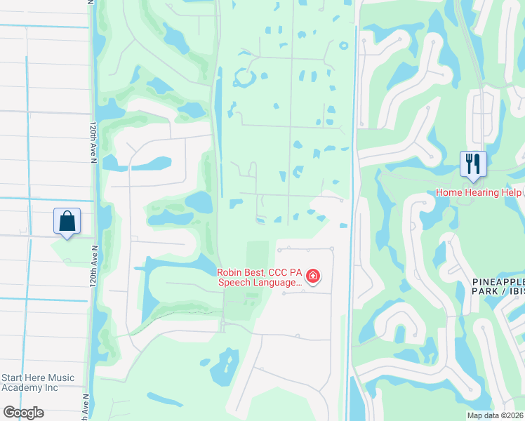 map of restaurants, bars, coffee shops, grocery stores, and more near 11334 81st Court North in West Palm Beach