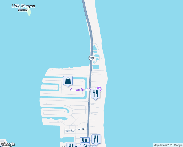 map of restaurants, bars, coffee shops, grocery stores, and more near 4100 North Ocean Drive in Riviera Beach