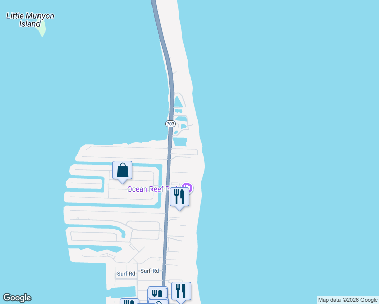 map of restaurants, bars, coffee shops, grocery stores, and more near 4600 North Ocean Drive in Riviera Beach