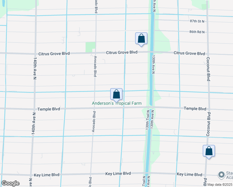 map of restaurants, bars, coffee shops, grocery stores, and more near 13295 80th Lane North in West Palm Beach