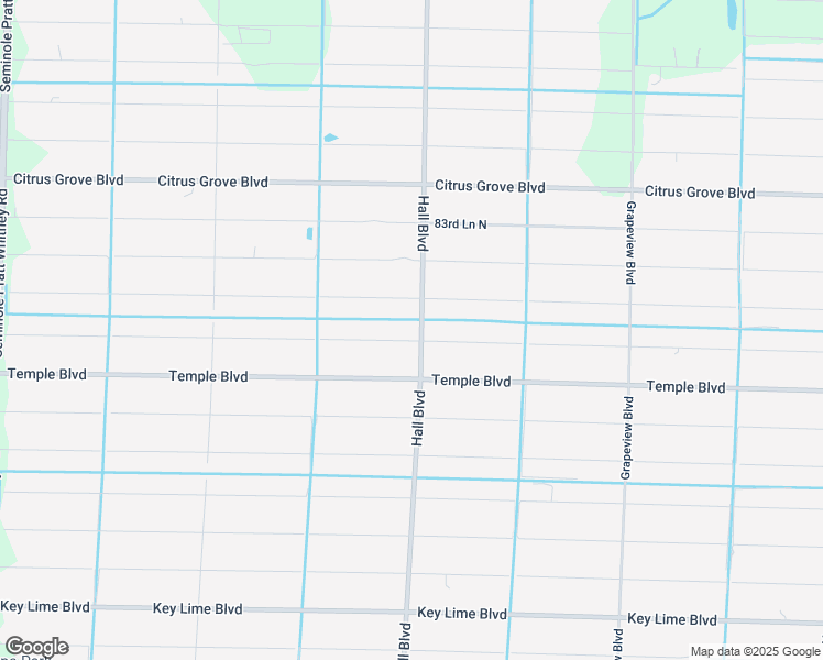 map of restaurants, bars, coffee shops, grocery stores, and more near 15085 80th Lane North in Loxahatchee