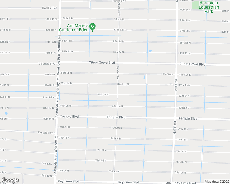 map of restaurants, bars, coffee shops, grocery stores, and more near 15505 82nd Street North in Loxahatchee