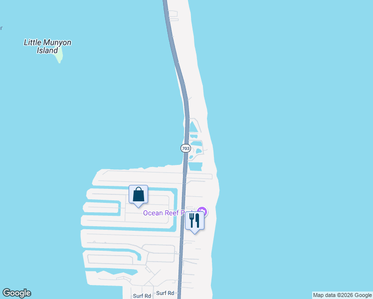 map of restaurants, bars, coffee shops, grocery stores, and more near 5010 North Ocean Drive in Riviera Beach