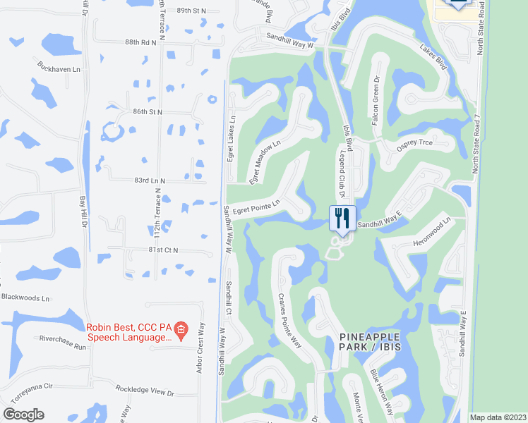 map of restaurants, bars, coffee shops, grocery stores, and more near 10902 Egret Pointe Lane in West Palm Beach