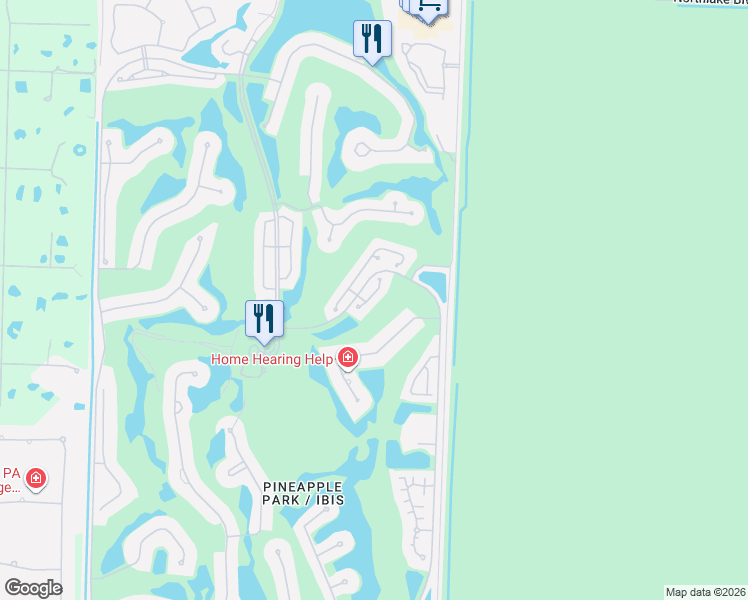 map of restaurants, bars, coffee shops, grocery stores, and more near 10152 Heronwood Lane in West Palm Beach