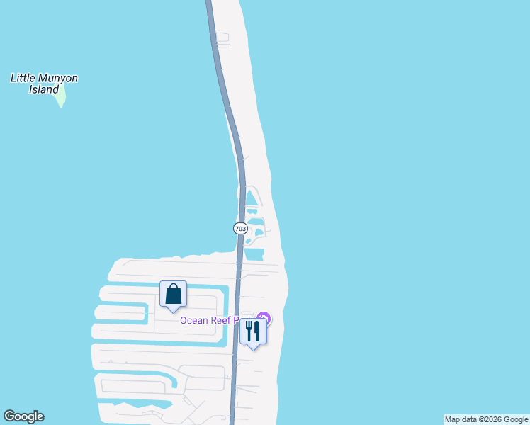 map of restaurants, bars, coffee shops, grocery stores, and more near 5060 North Ocean Drive in Riviera Beach